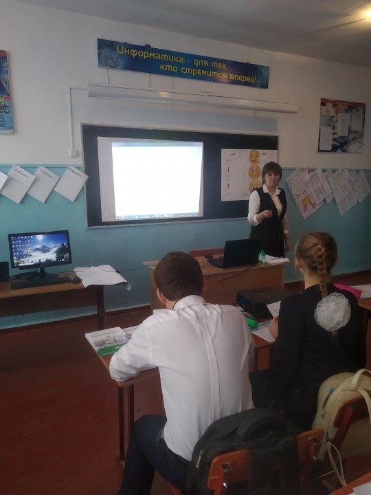 Открытый урок по информатике